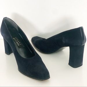 Vintage Navy Stuart Weitzman Hells